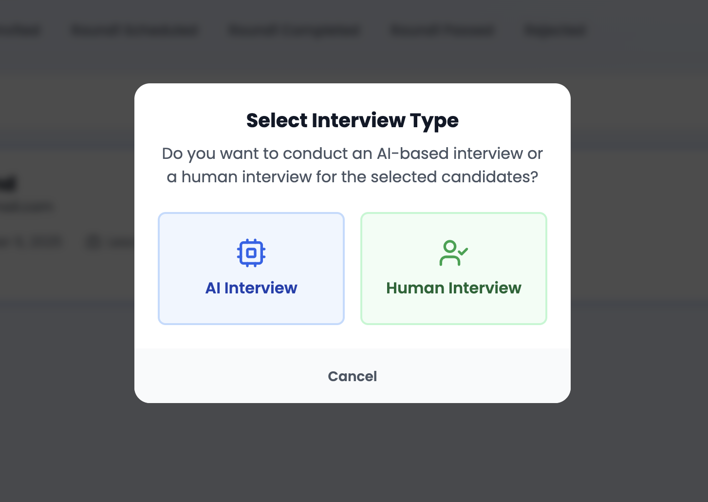 Interview Preference
